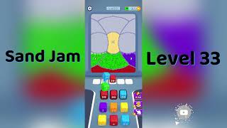 🏖️ Sand Jam Level 33 Walkthrough 🎯 | Solution Guruji 🕹️