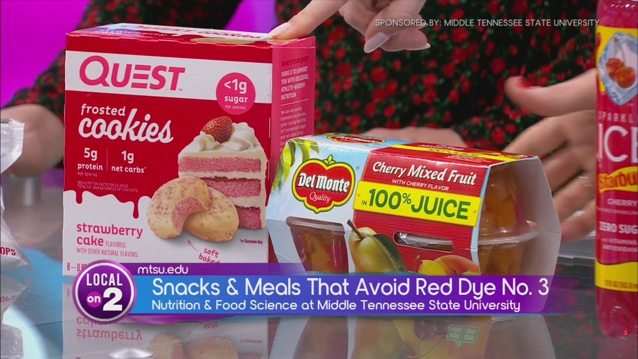 MTSU: Red Dye No.3 Ban Impact