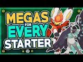 Giving Mega Evolutions to EVERY Starter Pokémon Who Doesn't Have One