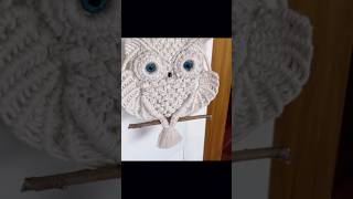 Macrame owl #macrame #macrameowl #diy