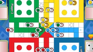 Ludo game in 4 players | Ludo King 4 players | Ludo gameplay.