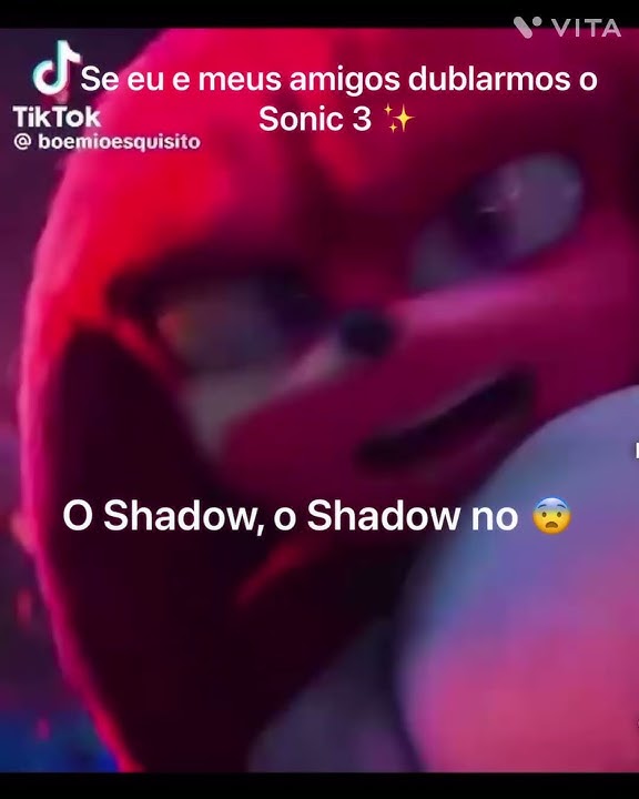 E eu sinto o Shadow no meu... #sonicthehedgehog #shadowthehedgehog #sonic3 #knuckles #sonicfilm