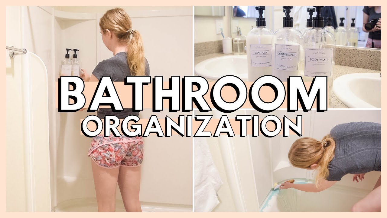 Organize & Deep Clean My Bathroom with Me | Bathroom Declutter