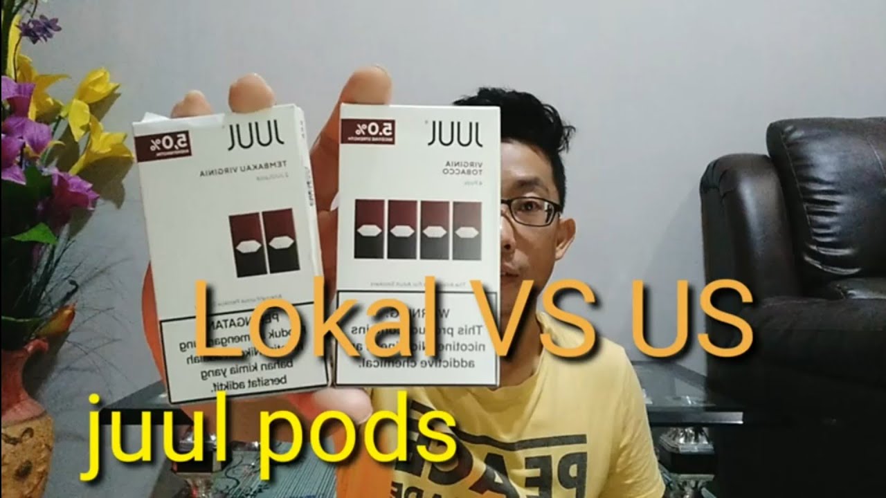 Juul pods LOKAL VS US tobacco Virginia 5% - YouTube