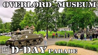 Parade @ Overlord Museum | 82nd D-DAY 🇫🇷  Colleville-Sur-Mer Omaha Normandy France 4K 60 FPS