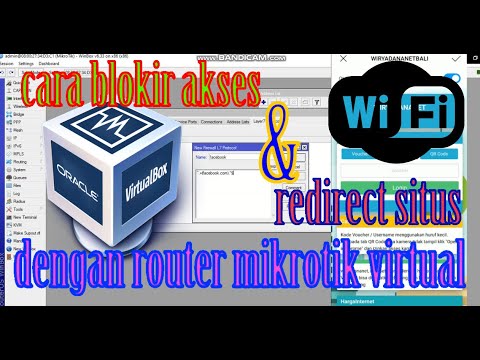 cara blokir dan redirect situs dengan mikrotik virtual