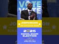 END THE STATUS QUO - VOTE FOR JOE