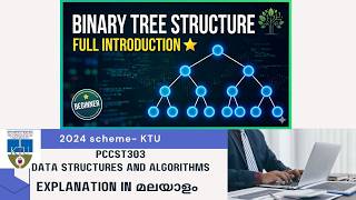 introduction to Binary tree  | Module 2 | KTU 2024 Scheme | S3CS | PCCST303| DSA