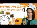 ПРАВИЛЬНОЕ ПИТАНИЕ ДЛЯ ПОХУДЕНИЯ. МЕНЮ НА 1350.