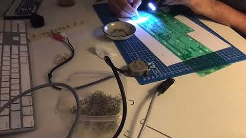 Amiga 1200 keyboard membrane repair