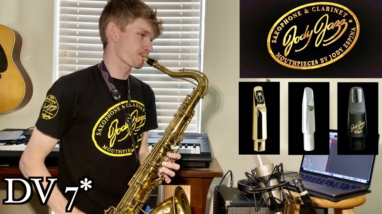 Jody Jazz Tenor Mouthpiece Comparison (DV vs SUPER JET vs HR*) YouTube