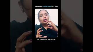 How she choose Front End Framework for a project #frontendengineer #paypal