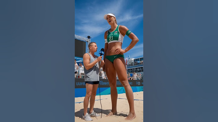Todos miraban al periodista… hasta que ella hizo ESO✨ #voleibol #short #tallwomen #sports