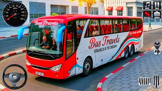 Euro Bus Driver: Coach Sim - City Passenger Pick Up & Drop - Android Gameplay screenshot 1