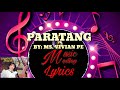 &quot;Paratang&quot; Lyrics