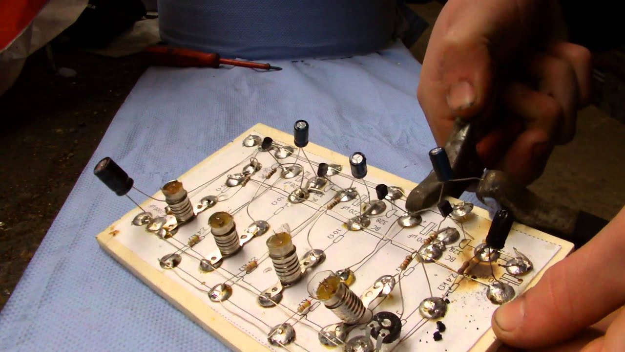 Capacitor explosion YouTube