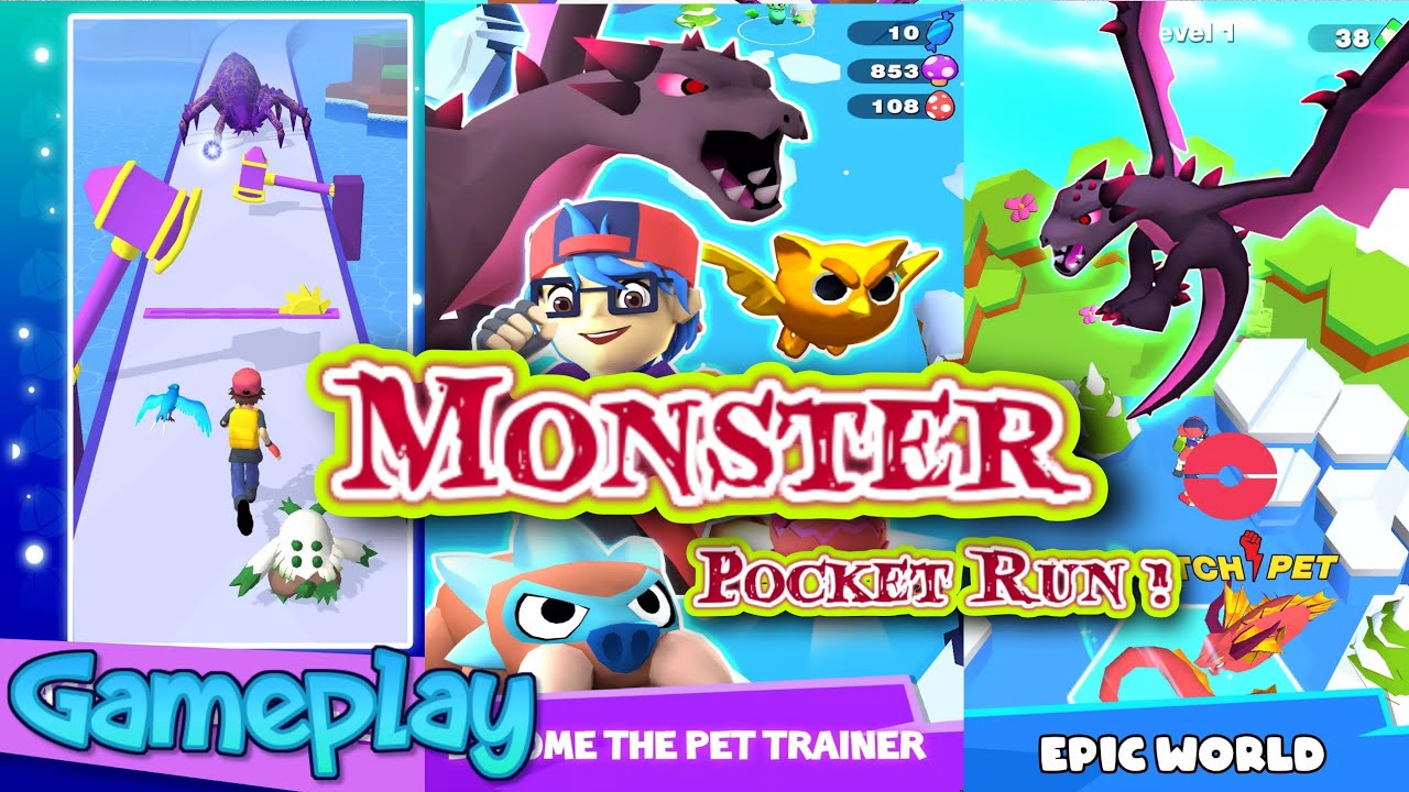 Monster Pocket Run And Building : #gameplaywalkthrough 🥰🐣 