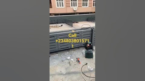 Curve angular sliding Gate automated by Centurion D5 Evo #panayo #gate #centurion #elv #automation