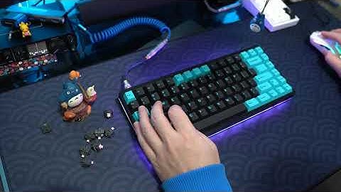 KBDFans KBD75v2 Keyboard + Alpacas 62g ASMR Typing Test.