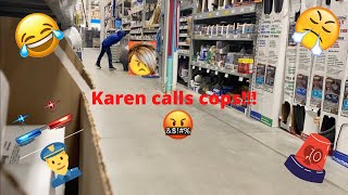 Moaning Prank Gone Wrong , Karen Calls Cops.