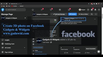How to create and upload 3D Photo on Facebook? | Desktop, Android and iOS | GADNWID