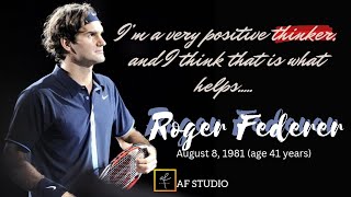 Quotes that Accurately Explain the Greatness of Roger Federer || AF Studio#youtube #quotes #viral
