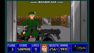 Wolfenstein 3D Super Shooter E2M3 100%