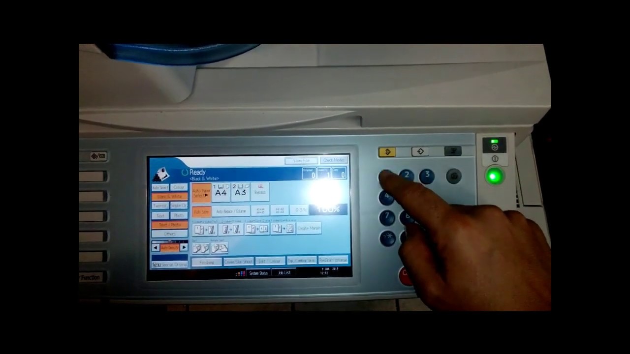 رسالة خطا في sc672 طابعة ريكو