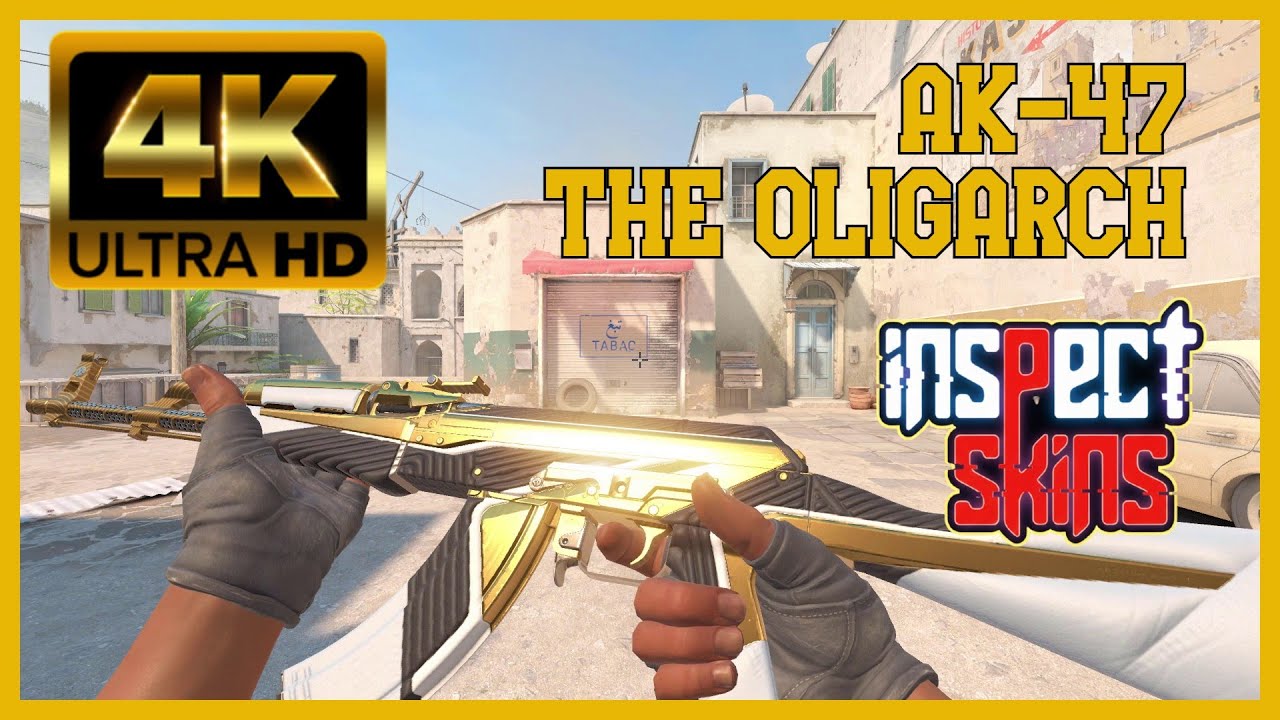 AK-47 The Oligarch - Skin Inspect & Showcase (All Floats) | CS2 [4K60FPS]