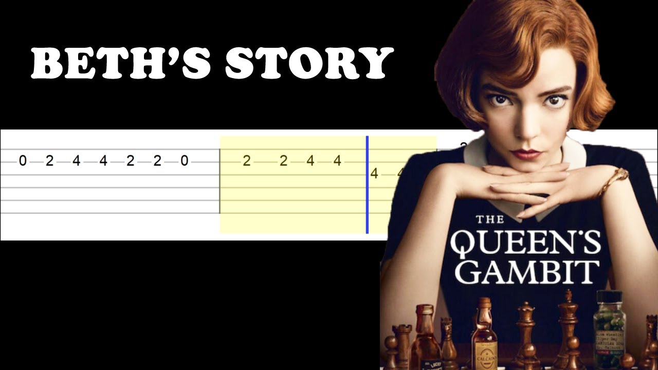 The Queen's Gambit - Beth's Story (Easy Guitar Tabs Tutorial)