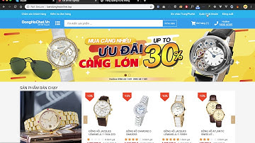Tổng quan - Review Website bán đồng hồ - php - laravel  Phần 1