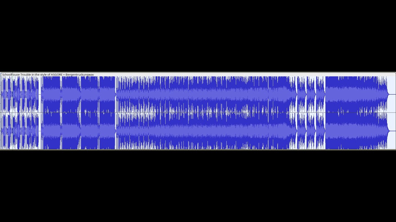 Schoolhouse Trouble in the style of ASGORE Bergentruckung