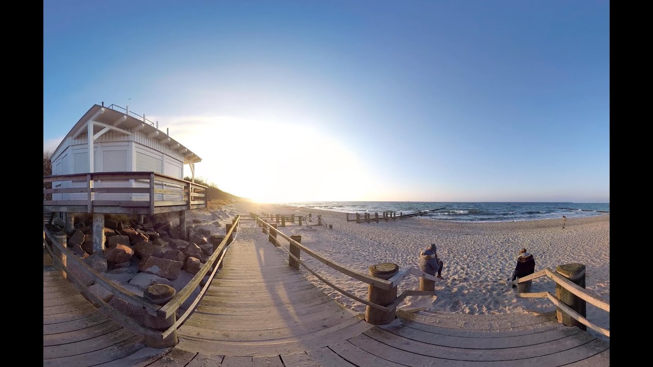 Kühlungsborn im 360 Grad Video / Ostsee in VR