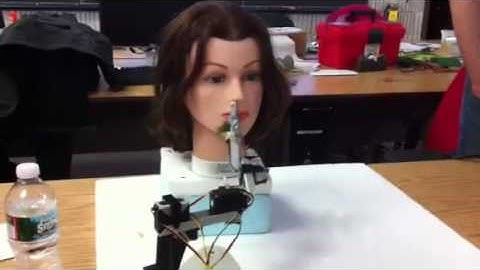 Nose picking robot
