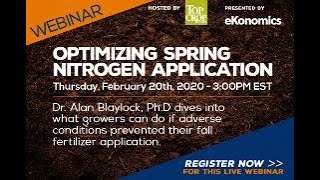 Webinar: Optimizing Spring Nitrogen Application