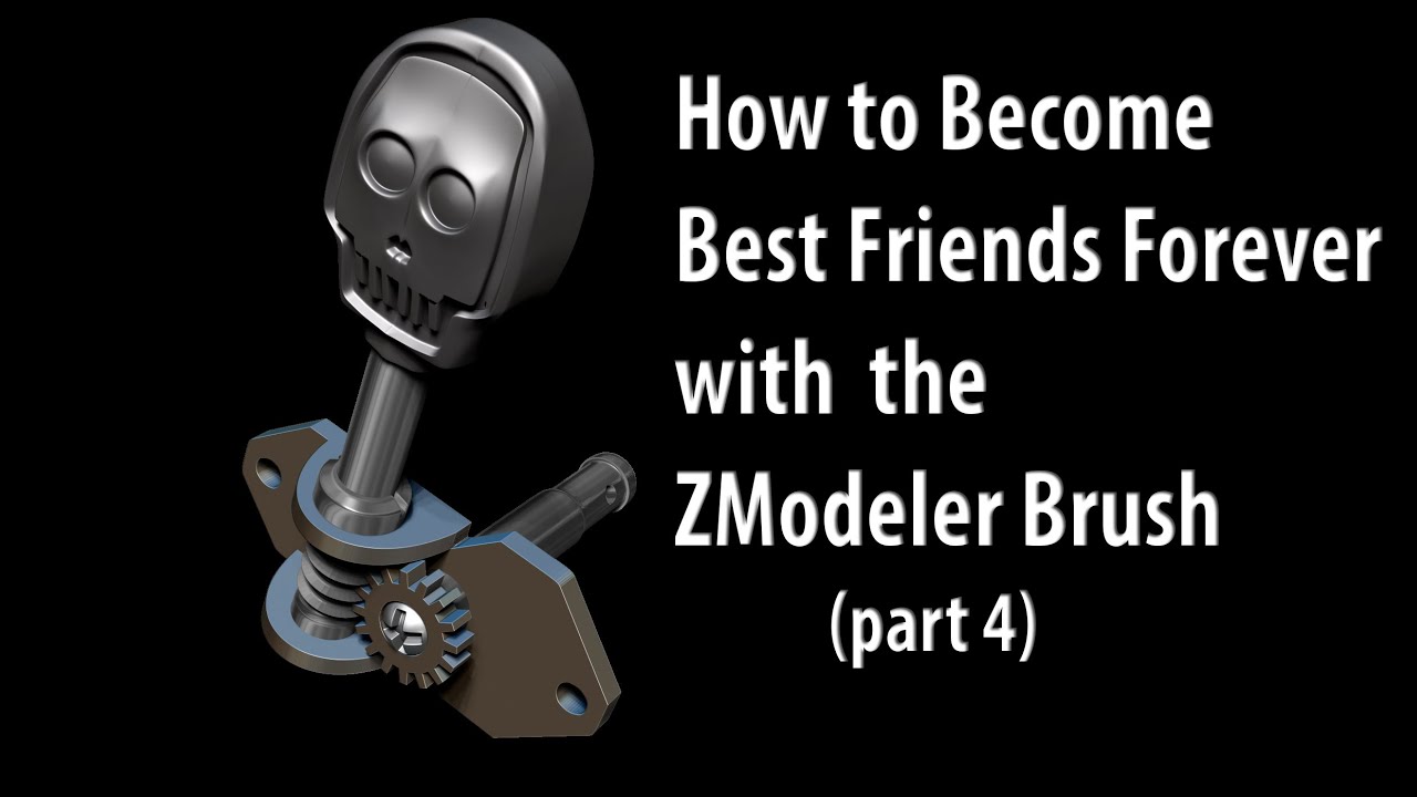 How to Become Best Friends Forever with the ZModeler Brush (part 4)