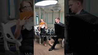 What is hard to play on #accordion & #panflute ? #musicians #swanlake