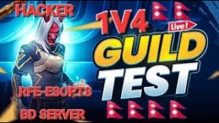 GUILD TEST 1V4 |[NEPAL]FF LIVE | RAUNAK FF | FF NEPALI LIVE | UNLIMITED CUSTOM