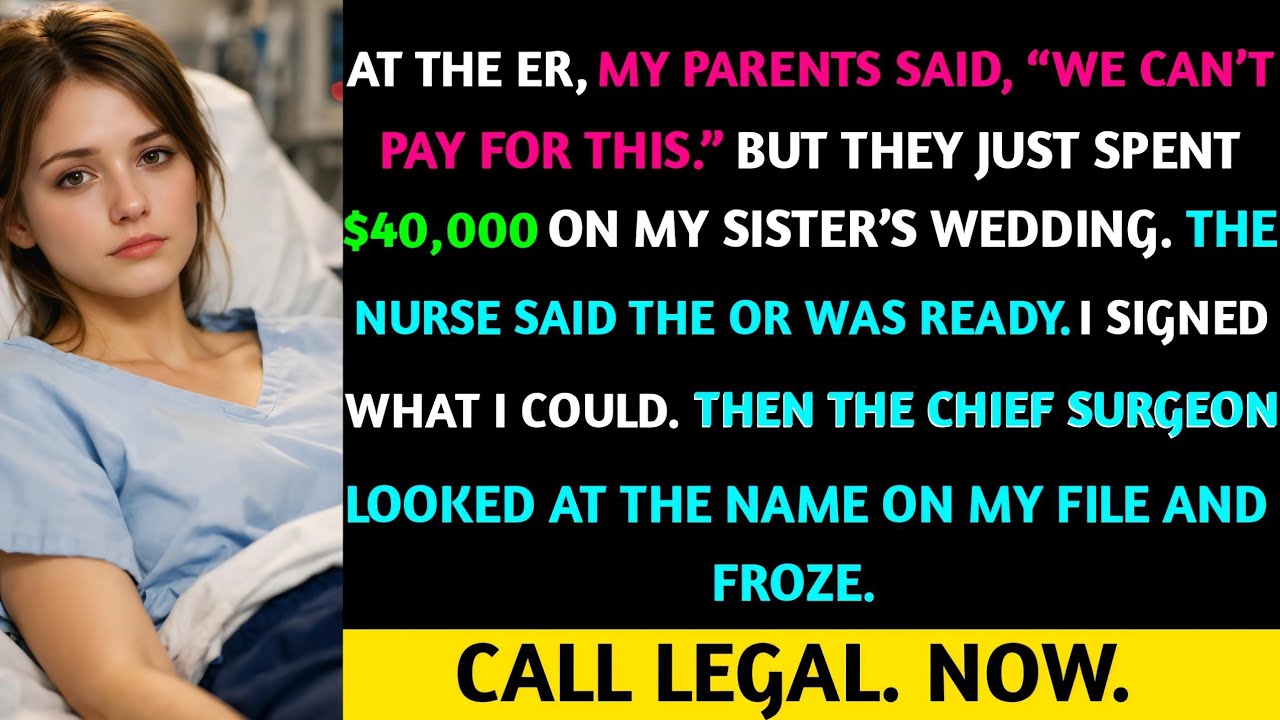 My Parents Refused To Pay My Life-Saving Surgery — Then the Chief Surgeon Said Three Words