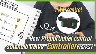 How proportional control solenoid valve CONTROLLER work? (Animation | Sub)