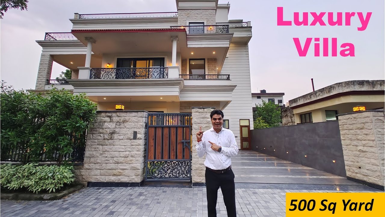 500 gaj House Design with swimming Pool and Garden | New Kothi For Sale 500 Gaj | 500 Yard House