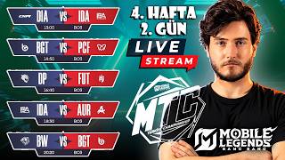 Mtc 8.Sezon 4.Hafta 2.Gün Maçlarini İzli̇yoruz - Mobile Legends
