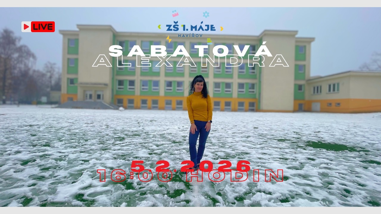 Májovková povídačka s Alexandrou Sabatovou.
