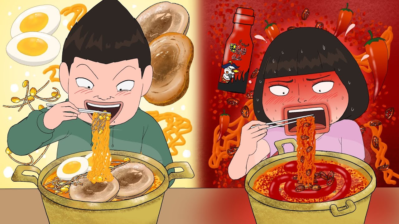 랜덤 라면 먹방 챌린지