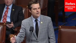 'And My Question Is This': Matt Gaetz Responds To Newsmax Getting Dropped By DirecTV
