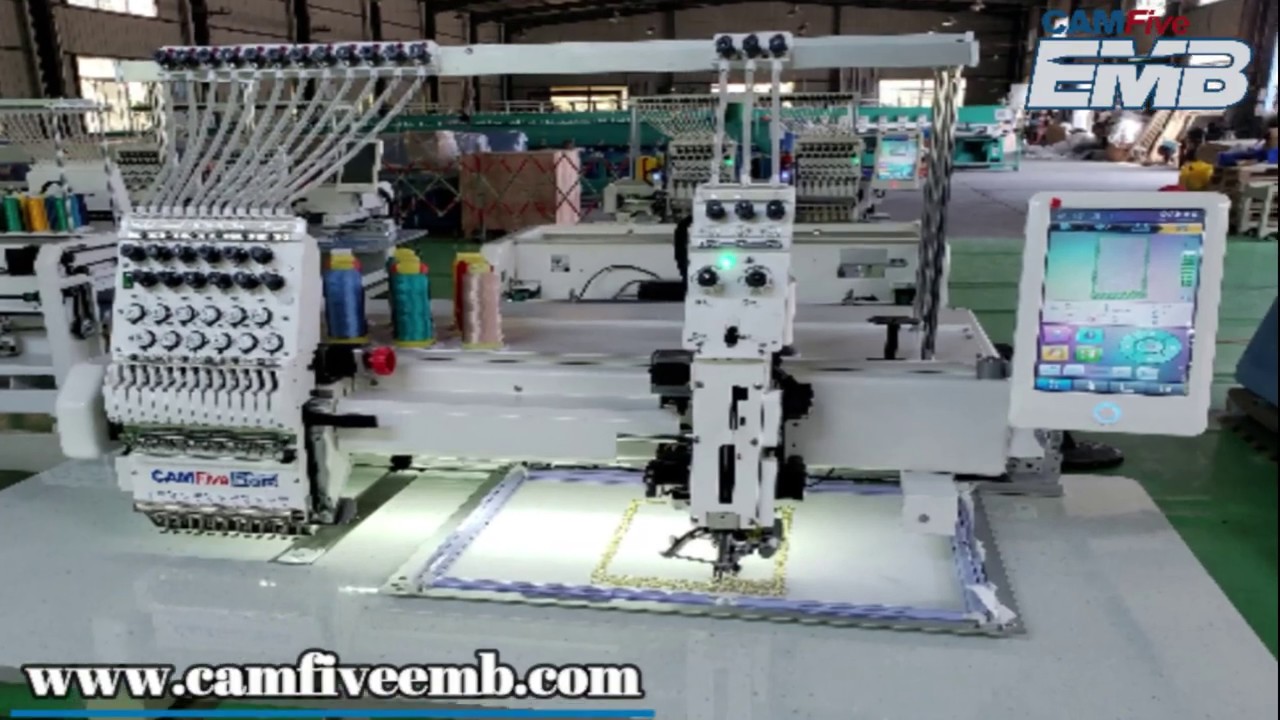 The best embroidery machine for the garment industry CAMFive EMB