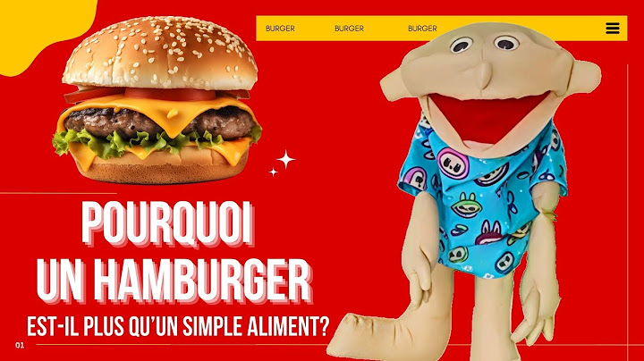 🍔 Pourquoi un hamburger est-il plus qu’un simple aliment?