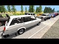 ВЛЕТЕЛ В ПРОБКУ НА СКОРОСТИ 700 КМ/Ч | BeamNG.drive