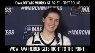 Hawkeye Ava Heiden Hilarious Response To Compliment #hawkeyes