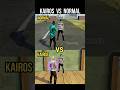 Kairos vs normal  kairos character ability test  free fire new character srikantaff